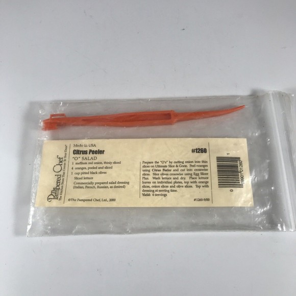Pampered Chef Citrus Peeler #1260 Oranges Lemons Limes USA - Picture 4 of 8